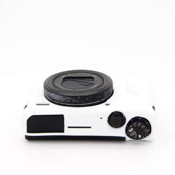 Canon G7X Mark II kameraskal silikon material mjuk flexibel skyd Vit