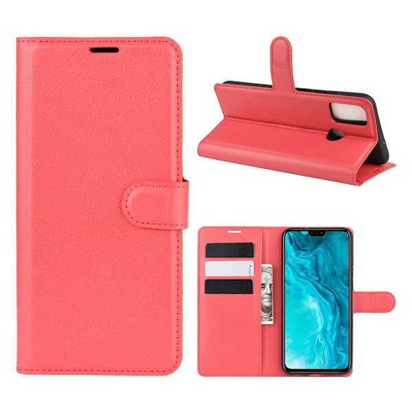 Classic Honor 9X Lite flip etui - Rød Red