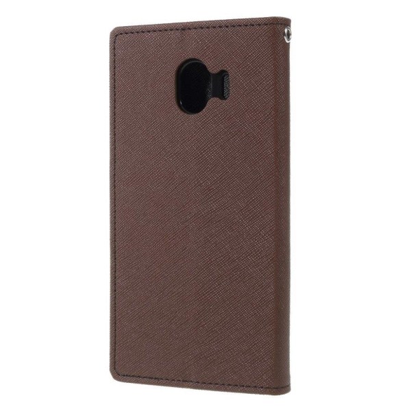 MERCURY GOOSPERY Samsung Galaxy J4 (2018) læder flip etui - Brun Brown