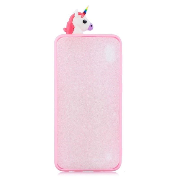 Cute 3D Samsung Galaxy A10 / M10 kuoret - Yksisarvinen Pink