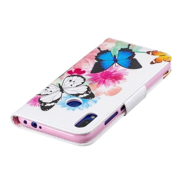 Wonderland Xiaomi redmi Note 7 / Note 7S flip case - Sommerfugler og Blomster Multicolor