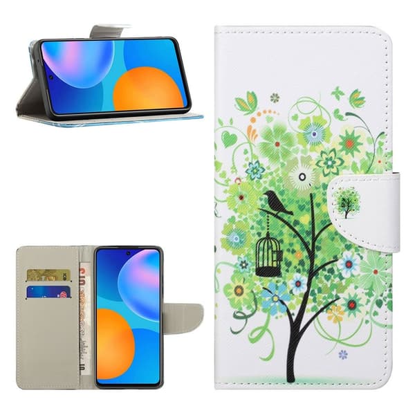 Wonderland Samsung Galaxy A82 5g Flip Etui - Grønt Træ Multicolor