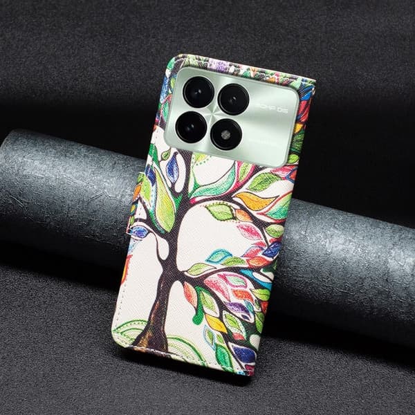 Wonderland Xiaomi Redmi K70E flip etui - Livstræ Multicolor