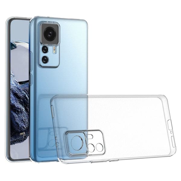 Erittäin ohut läpinäkyvä kotelo Xiaomi 12T Pro:lle Transparent