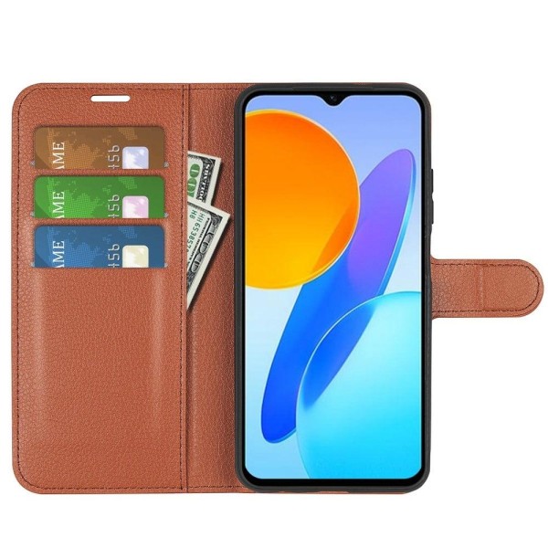 Klassisk Honor X8 Flip Etui - Brun Brown