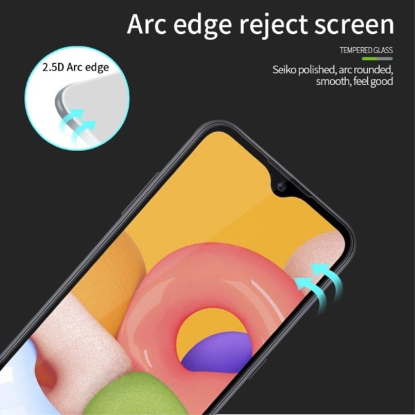 0.3mm härdat glas Samsung Galaxy A01 skärmskydd Transparent