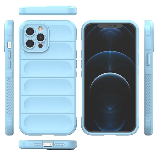 Deksel med mykt grep for iPhone 12 Pro Max - Babyblå Blue