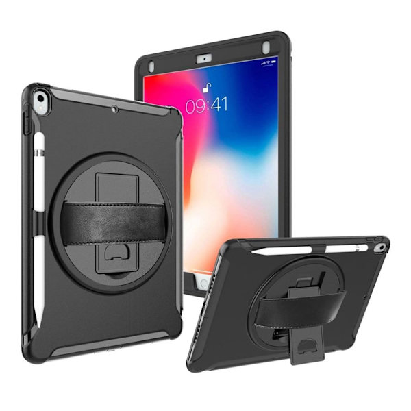 iPad Pro 10.5 360 graders hybrid deksel  - Sort Black