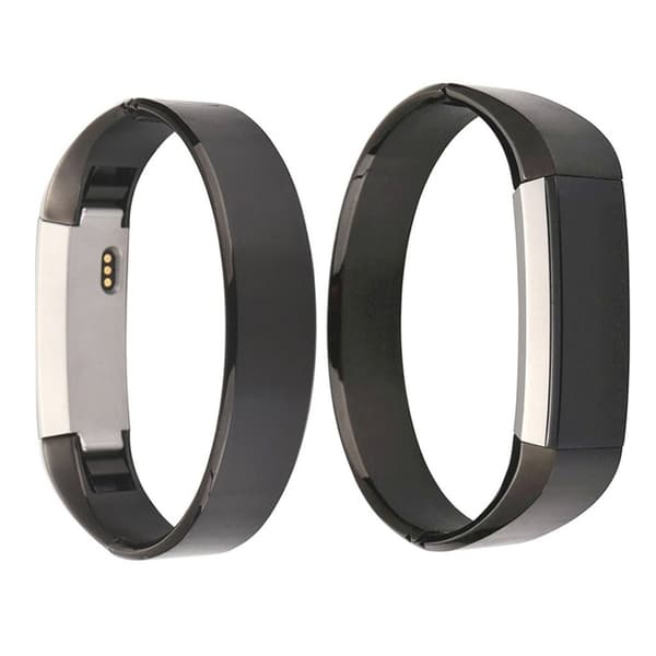Fitbit Alta flot urrem af rustfri stål - Sort Black