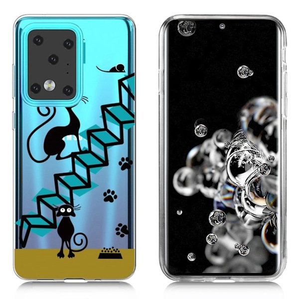 Deco Samsung Galaxy S20 Ultra skal - Svart Katt Svart