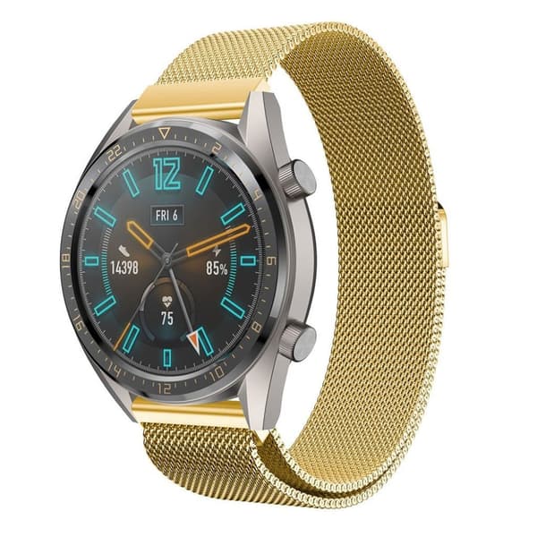 Huawei Watch GT milanesisk urrem i rustfrit stål - guld Gold