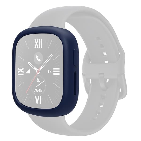 Honor Watch 4 Silikonfodral Skyddsfodral Bumper Frame Watch Cover - Marinblå Blå