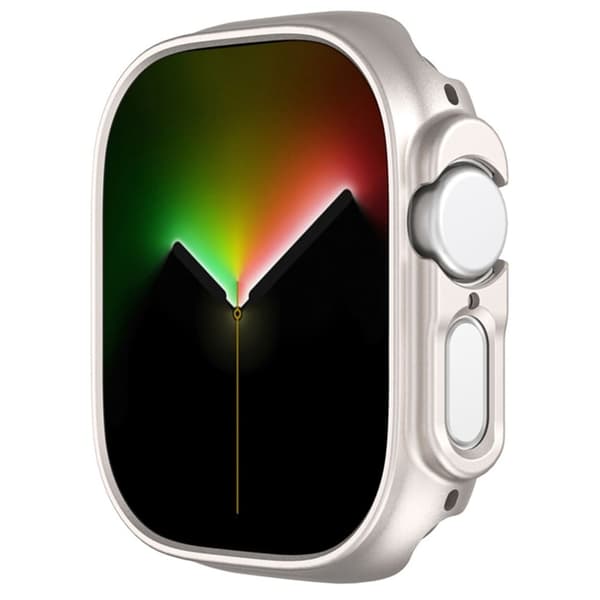 Apple Watch Ultra beskyttelsescover - Stjernelys Silver grey