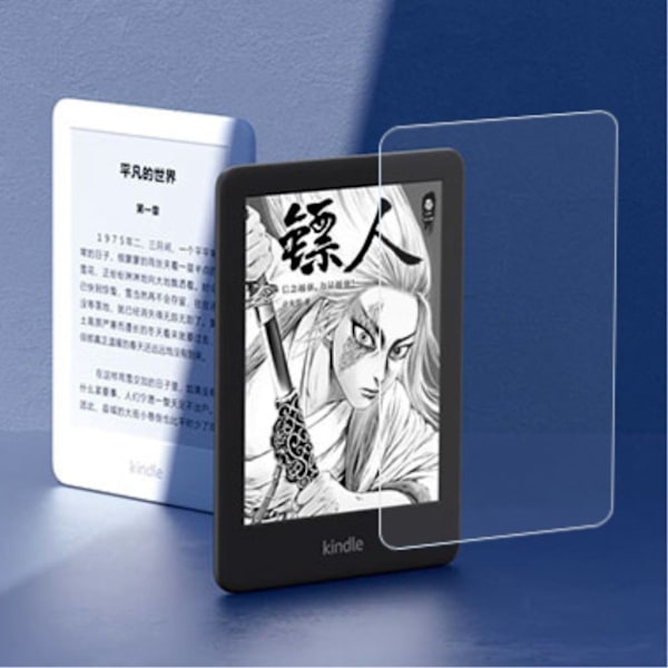 Amazon Kindle Paperwhite 4 (2018) arc edge shockproof tempered glass screen protector Transparent