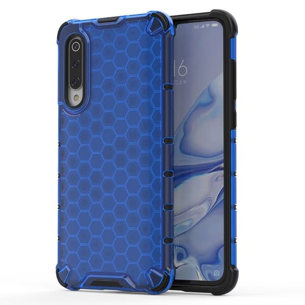 Bofink Honeycomb Xiaomi Mi 9 Pro etui - Blå Blue