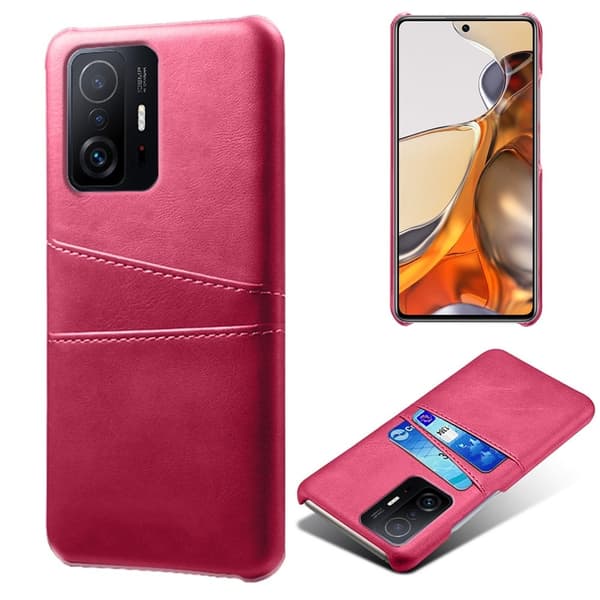 Dual Card Etui Xiaomi 11T / 11T Pro - Rose Pink