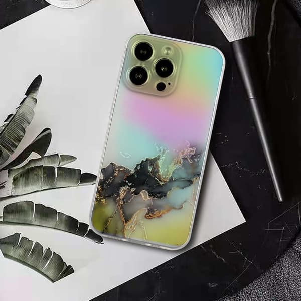 Marmormotiv iPhone 15 Pro Max skal - Flerfärgad multifärg