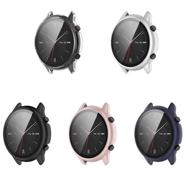Amazfit GTR 2 eSIM / GTR 2e / GTR 2 frame + tempered glass - Silver Silvergrå