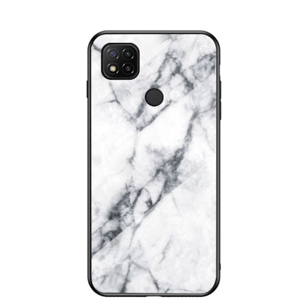 Fantasy Marble Xiaomi Redmi 9C Cover - Hvid marmor White
