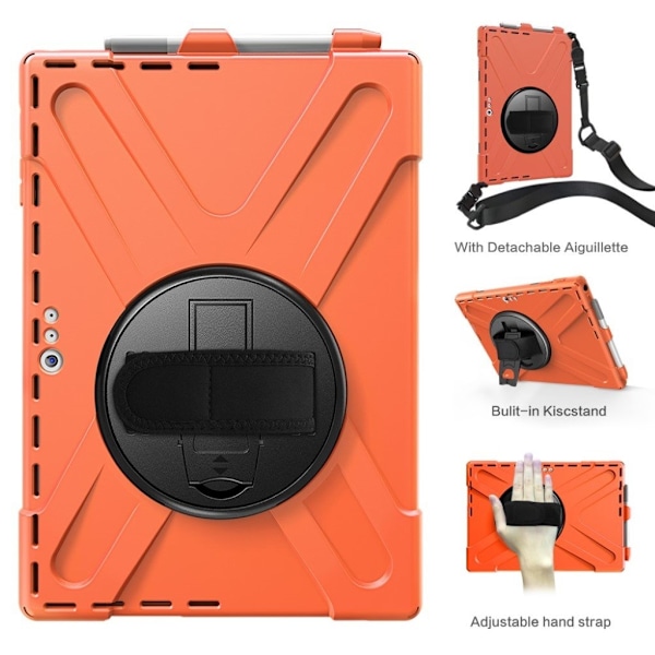 Mocrosoft Surface Pro 6 X-Shape combo fodral - Orange Orange