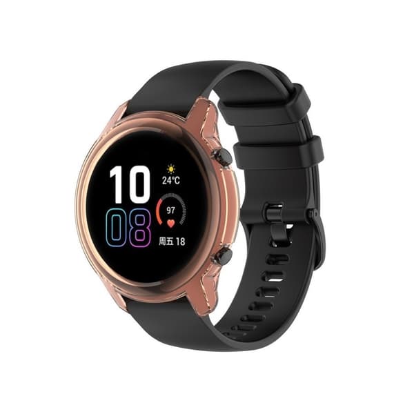 Honor MagicWatch 2 42mm enkelt etui - Gennemsigtig Orange Orange