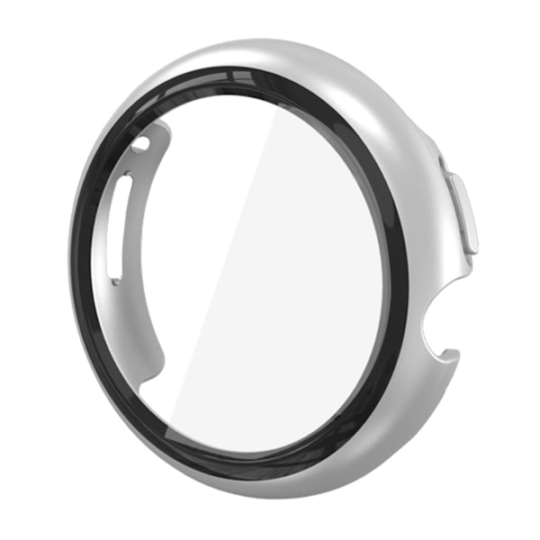 Google Pixel Watch-cover med hærdet glas - Sølv Silver grey