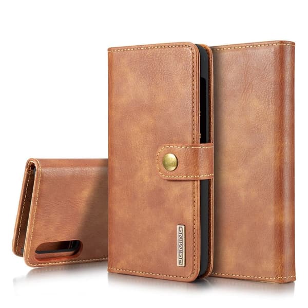 DG.MING Samsung Galaxy A50 2-in-1 Wallet etui - Brun Brown