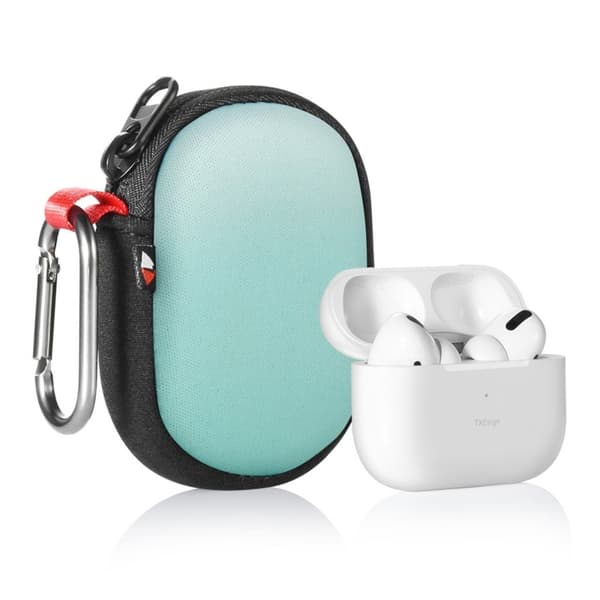 Airpods Pro-oppbevaringsveske med fargegradienttema - Cyan Green
