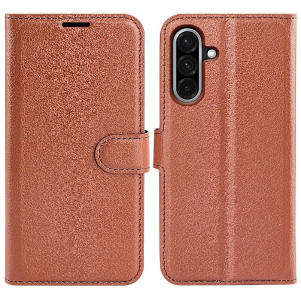 Classic Samsung Galaxy A36 flip etui - Brun Brown