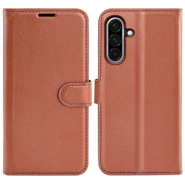 Classic Samsung Galaxy A36 flip kuoret - Ruskea Brown