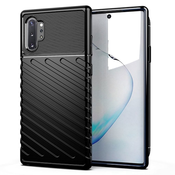 Thunder Samsung Galaxy Note 10 Plus etui - Svart Black