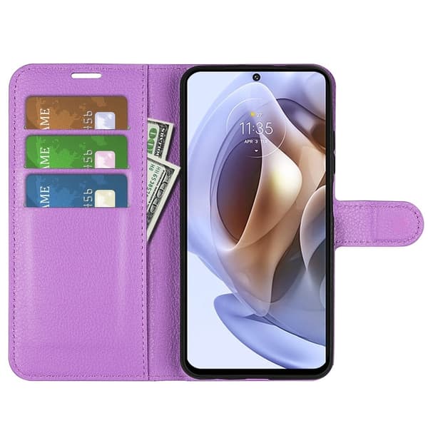 Classic Motorola Moto G31 fodral - Lila Lila
