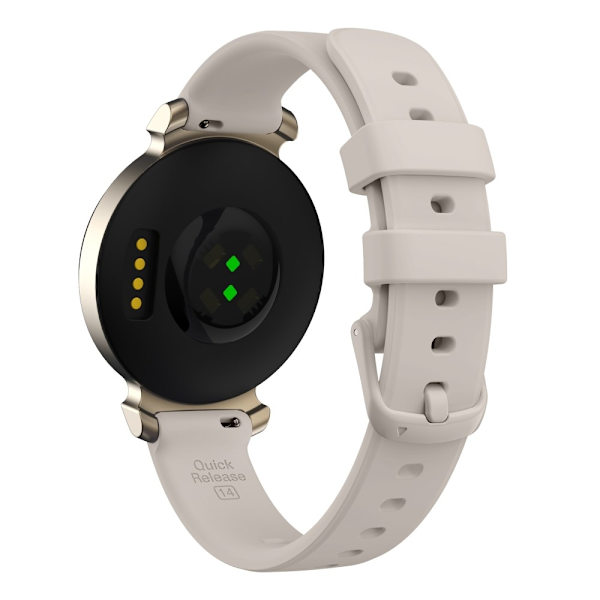 Garmin Lily 2 Silikon Klockarmband Justerbart Handledsarmband Ersättning - Grå Silvergrå