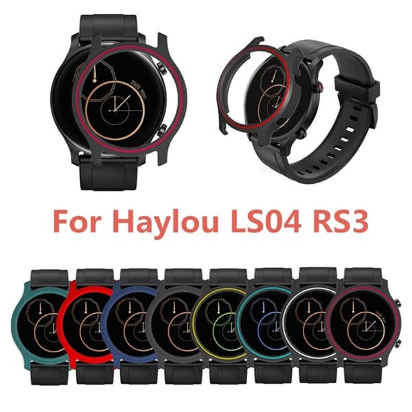 Haylou RS3 rammeovertræk i to farver - Sort / Rød Black
