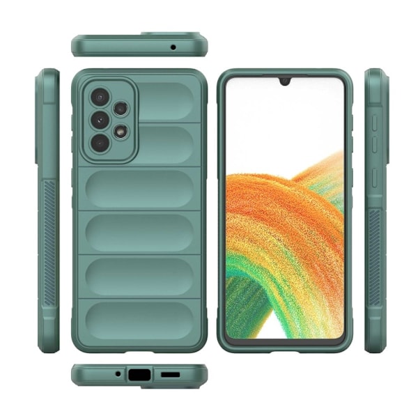 Blødt grebsformet cover til Samsung Galaxy A33 5G - Grøn Green