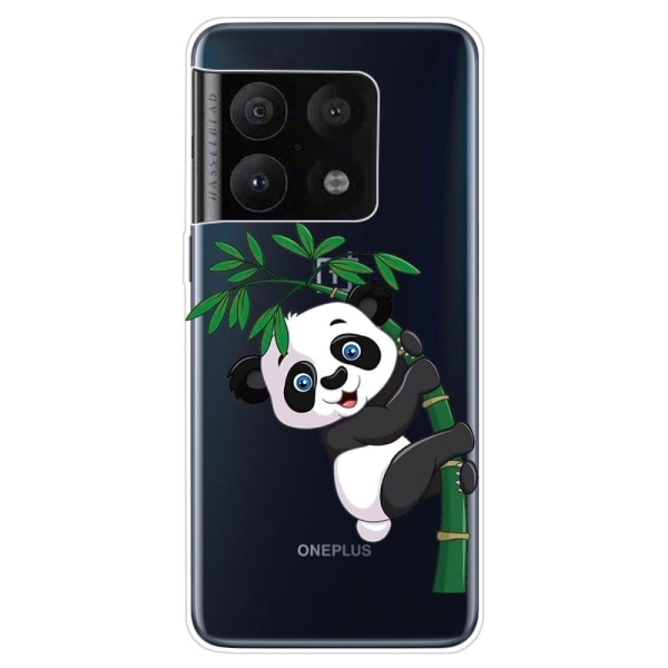 Deco OnePlus 10 Pro skal - Panda Och Bambu Svart