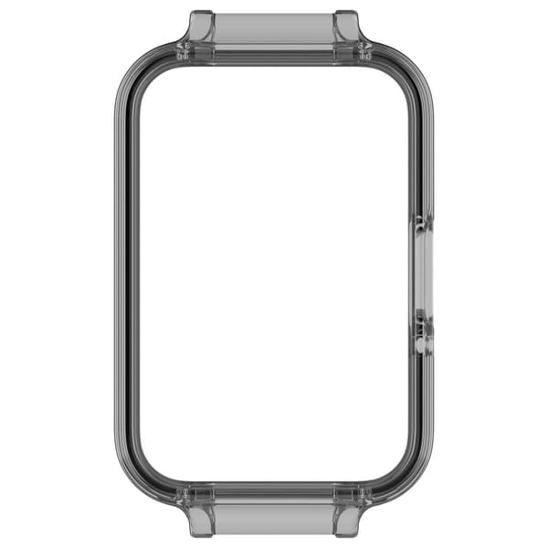 Samsung Galaxy Fit3 SM-R390 Anti-collision Bumpresistent Watch Case Protective Frame - Gennemsigtig Sort Black