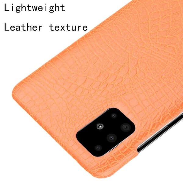 Croco deksel - Samsung Galaxy A71 5G - Oransje Orange
