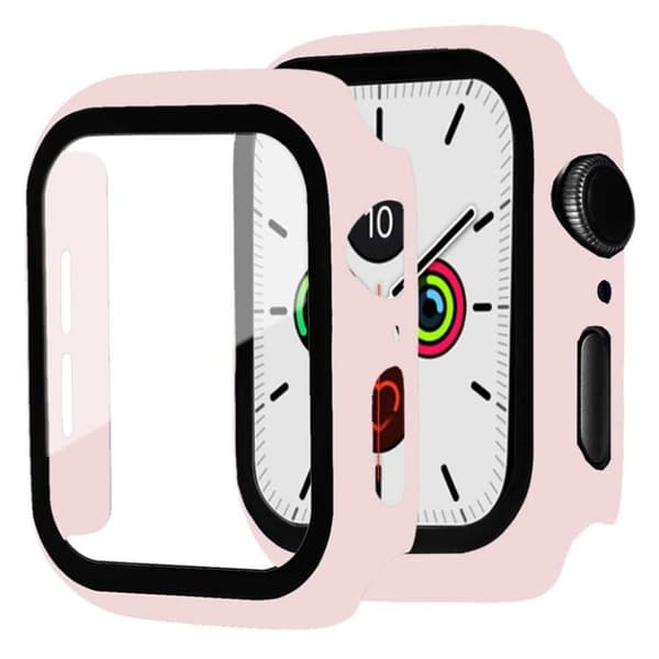 Apple Watch Series 5 / 4 40mm holdbar mat ramme - Lyserød Pink