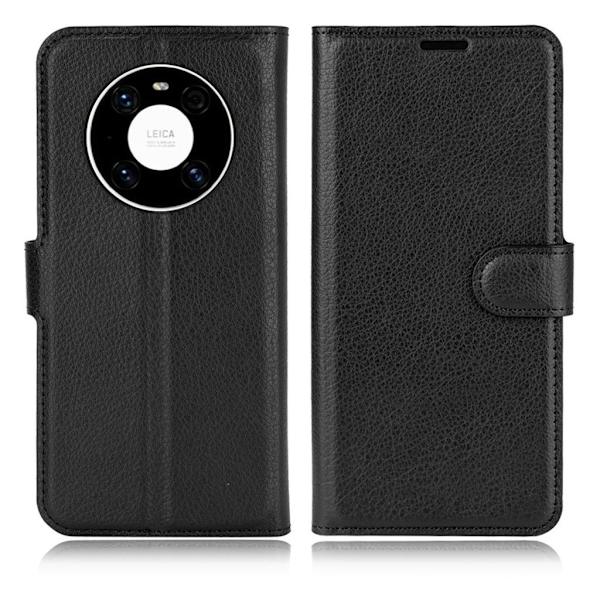Classic Huawei Mate 40 flip etui - sort Black