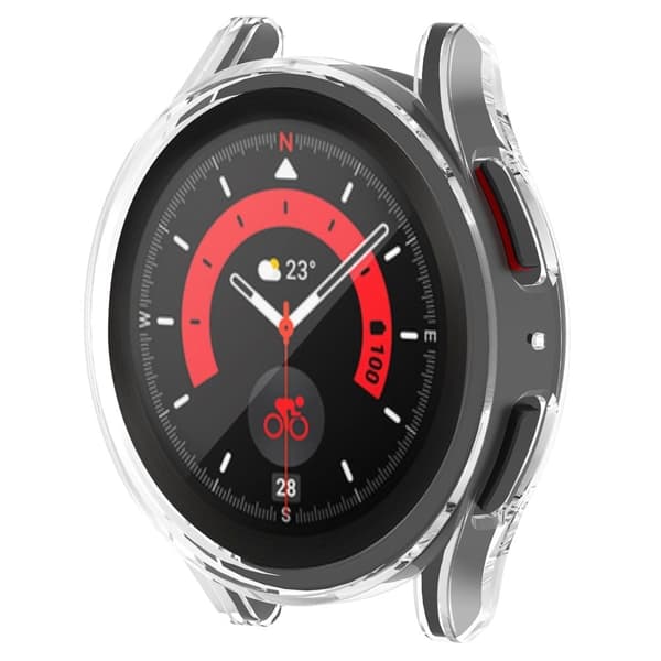 Samsung Galaxy Watch 5 Pro mittakaava design kansi - Läpinäkyvä Transparent