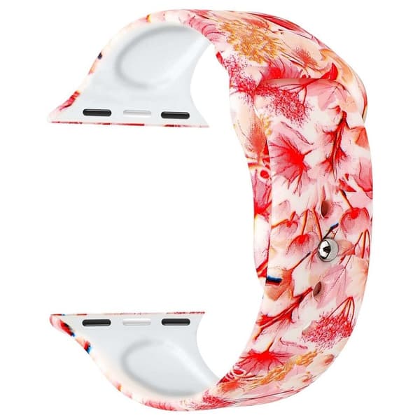 Apple Watch serie 4 44mm mønstret urrem - Stil H Multicolor