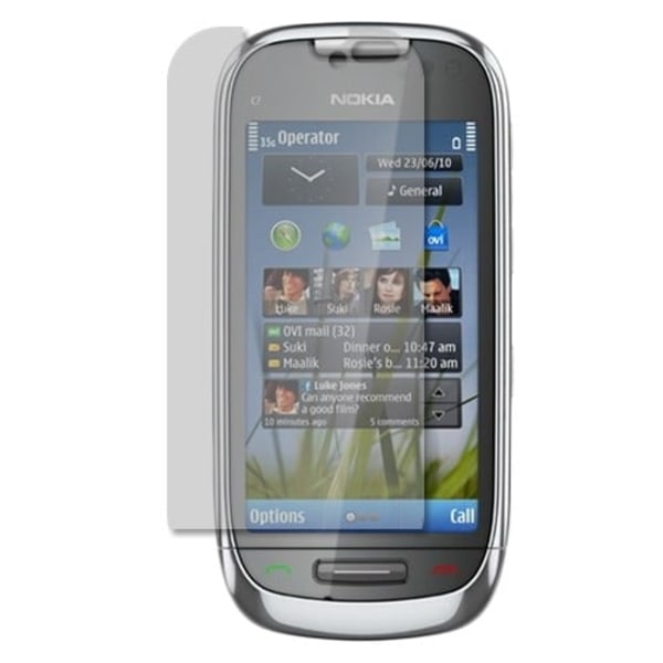 Nokia C7 Skjermbeskytter (Antirefleks) Transparent