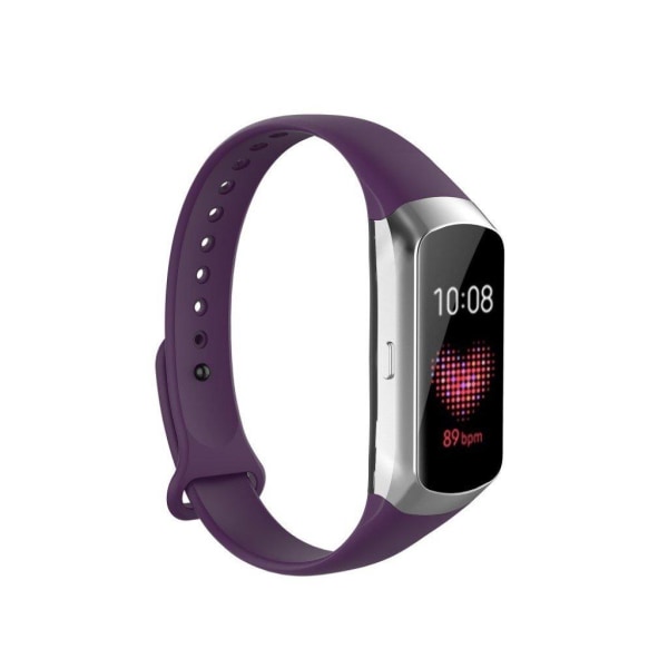 Samsung Galaxy Fit klockarmband i slitstark silikon - Lila Lila