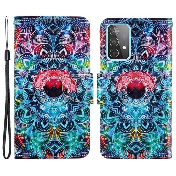 Wonderland Samsung Galaxy A33 5G Flip Etui - Mandala Blomst Multicolor