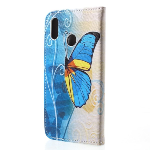 Butterfly läder Huawei P20 Lite fodral - Flerfärgad multifärg