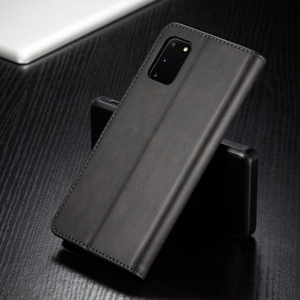 LC.Imeeke läder Samsung Galaxy S10 Lite fodral - Svart Svart