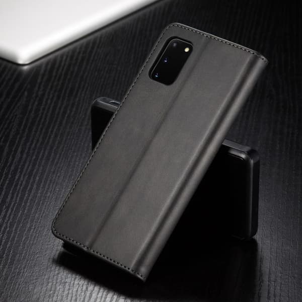 LC.IMEEKE Samsung Galaxy S10 Lite flip etui - Svart Black