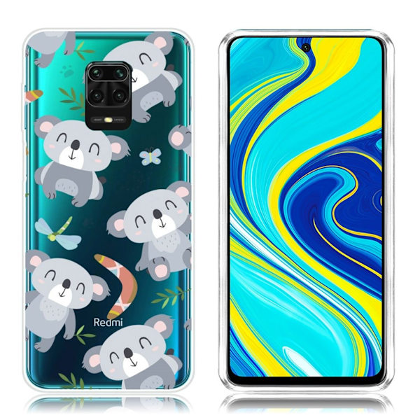 Deco Xiaomi Redmi Note 9 Pro / Note 9S / 9 Pro Max deksel - Koala Multicolor