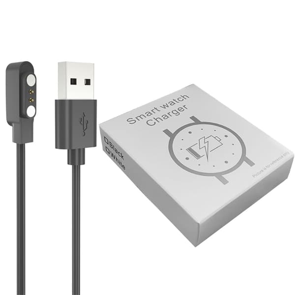 60 cm magnetisk opladerkabel til KOSPET TANK T2 Smart Watch-oplader Black